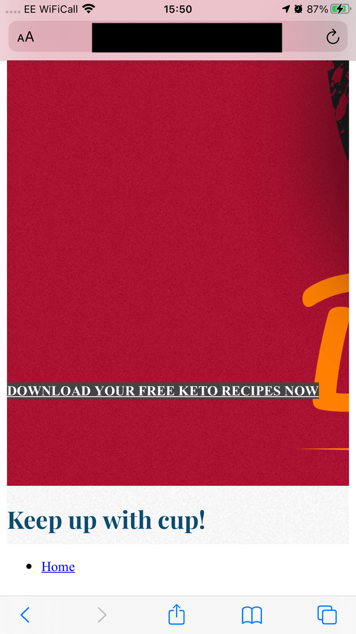 iOS Foot Menu (Shouldn't be there)